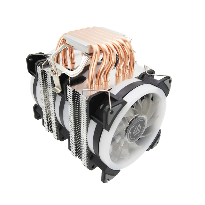 ALSEYE ST-90 وحدة المعالجة المركزية برودة 6 Heatpipe مع RGB 4pin وحدة المعالجة المركزية مروحة عالية الجودة وحدة المعالجة المركزية التبريد جديد وصول