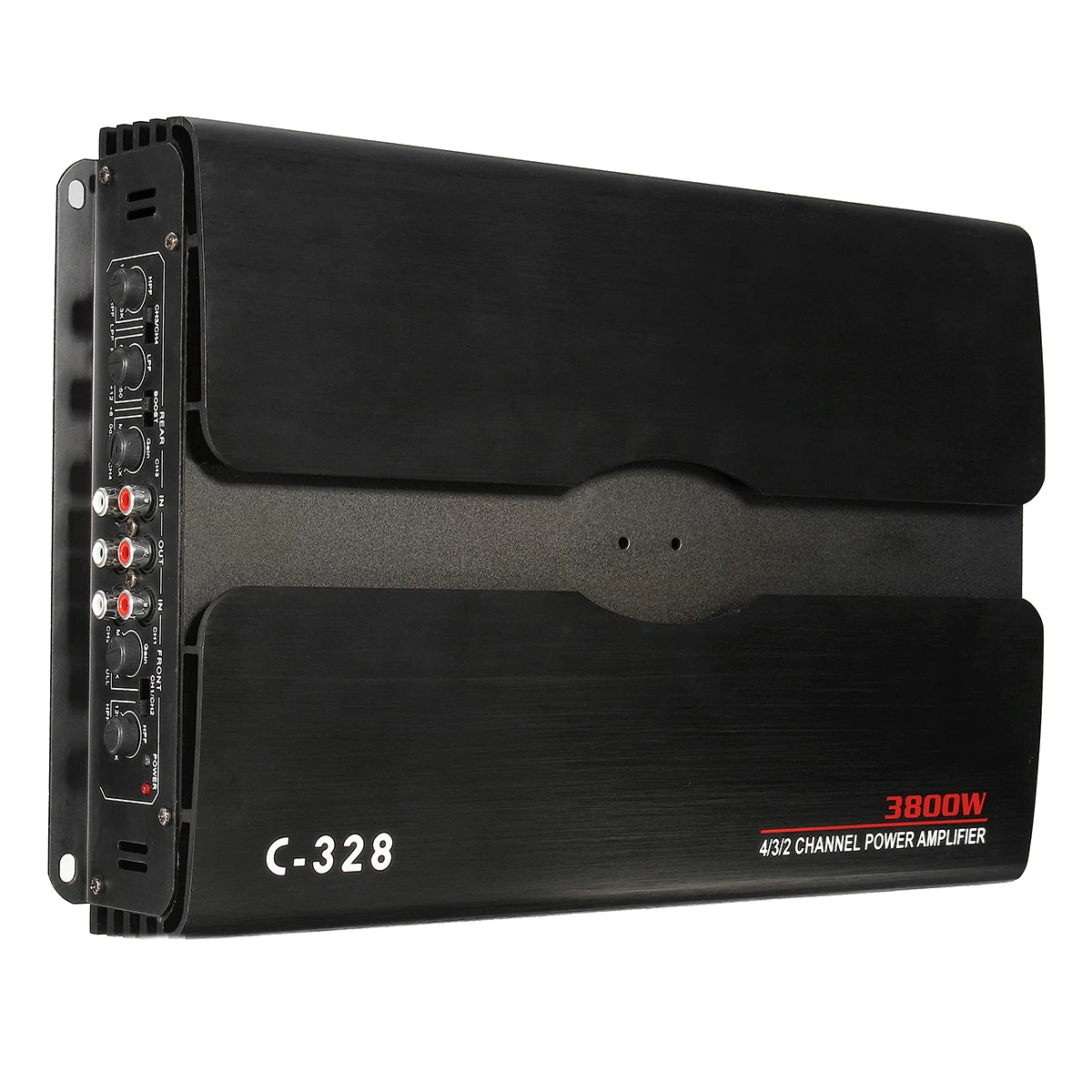 AMPLIFICADOR DE COCHE Subwoofer 3800 W RMS 4/3/2 canales 12/24 V potente coche de camión 4ohm amplificador Audio POTENCIA ESTÉREO Amp altavoz negro AMPLIFICADOR DE COCHE Subwoofer 3800 W RMS 4/3/2 canales 12/24 V potente coche de camión 4ohm amplificador Audio POTENCIA ESTÉREO Amp altavoz negro