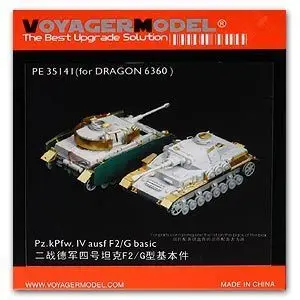 

KNL HOBBY Voyager Model PE35141 World War II Germany No. 4 tanker F2 / G-type upgrading with metal etching pieces (Veyron)