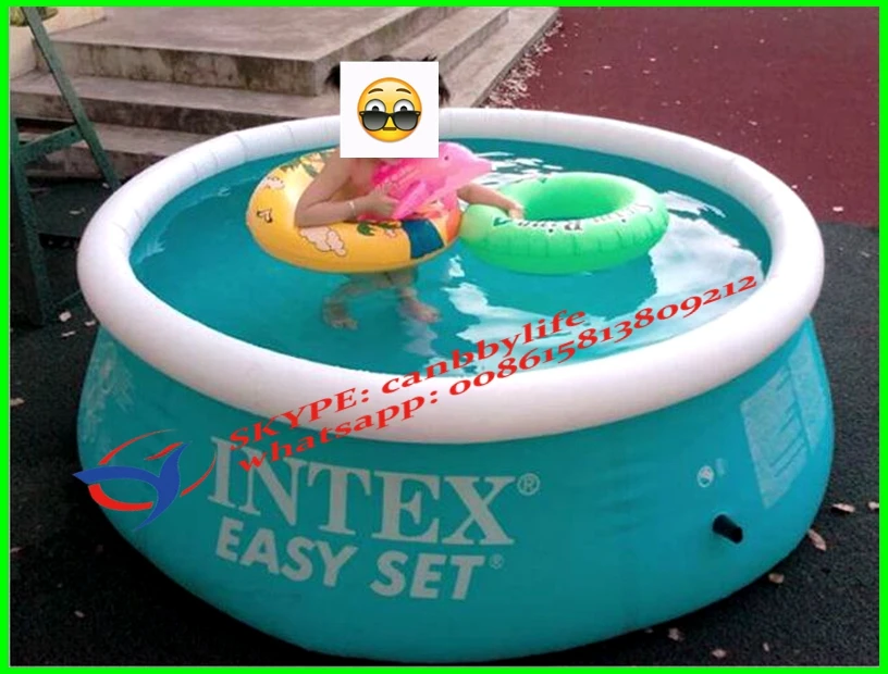 Intex 6ft x20in Piscina легкий набор бассейн надувной круглый бассейн для использования в саду