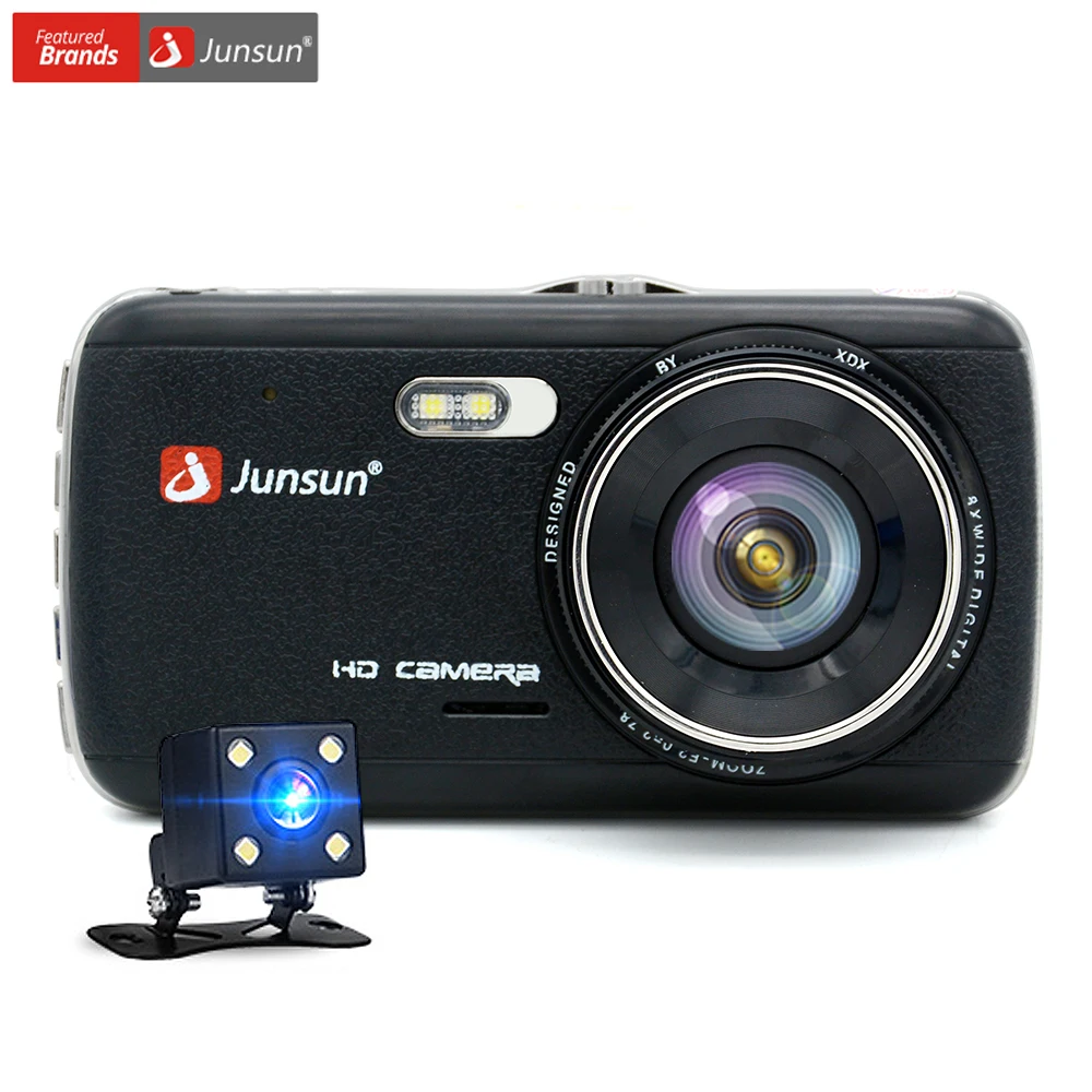 Prix pour Junsun 4.0 "IPS Voiture DVR Caméra Double Objectif Dash Cam FHD 1080 P avec vue Arrière Auto Registrator Enregistreur Vidéo Numérique Caméscope Prix pour Junsun 4.0 "IPS Voiture DVR Caméra Double Objectif Dash Cam FHD 1080 P avec vue Arrière Auto Registrator Enregistreur Vidéo Numérique Caméscope
