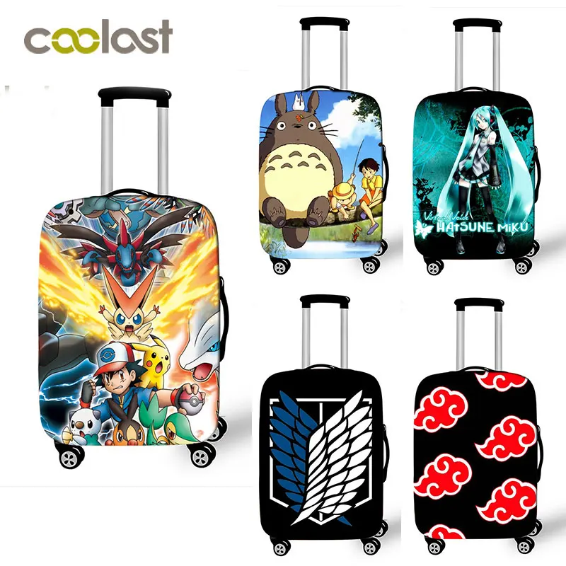 Japanese Anime Totoro Travel Accessories Luggage Cover for 18 32 Inch