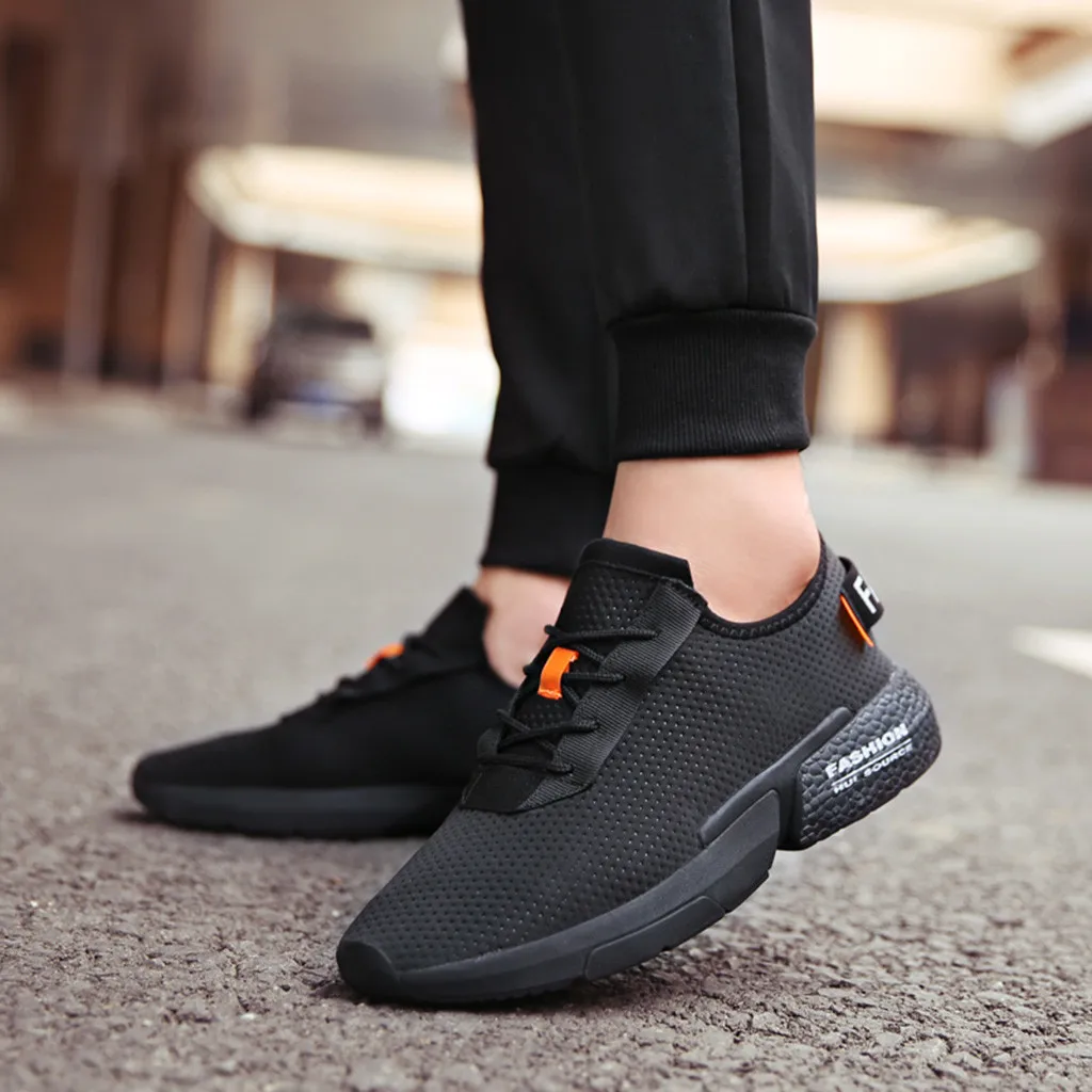 

YOUYEDIAN Fashion Comfortable Lace up Men Sneakers Men's Casual Shoes Comfortable Footwear breathable casual#E5