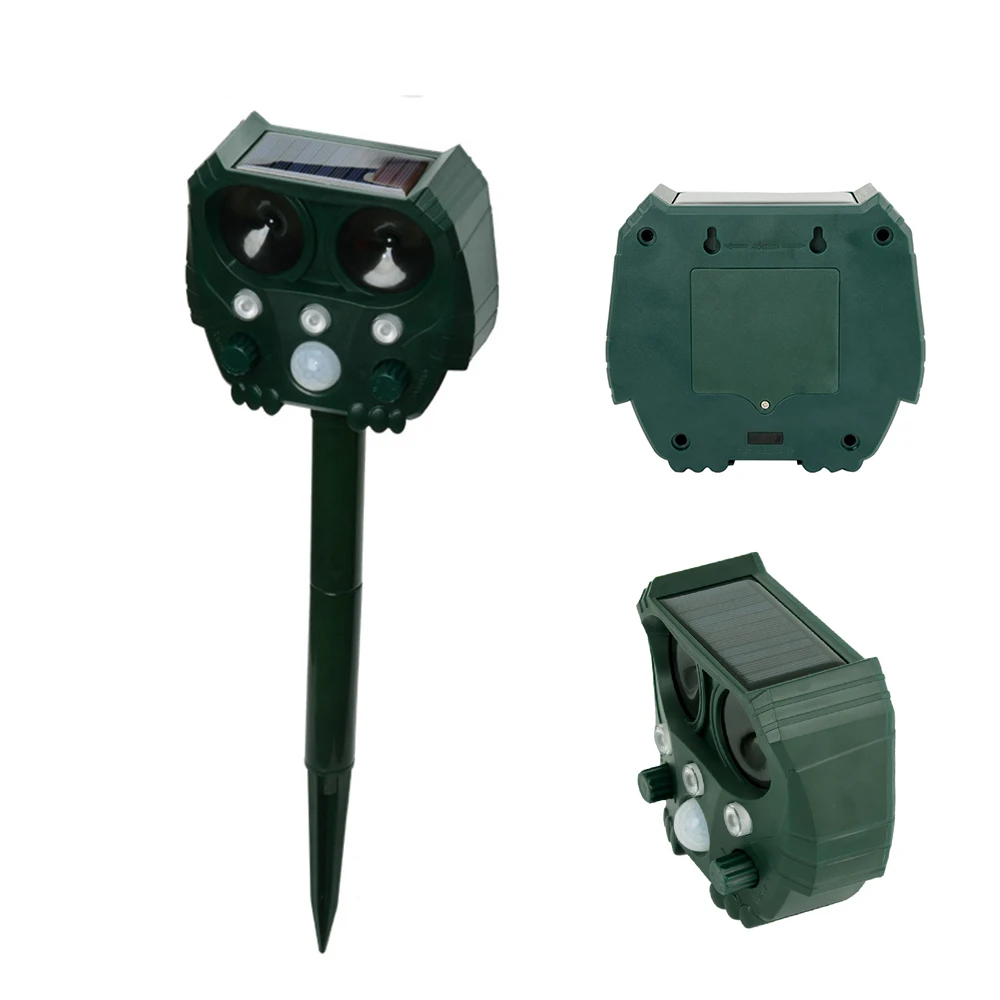 

New Ultrasonic Solar Pest Repeller Animal Mouse Repeller Keep Away Farm Bird Animal Outdoor Garden Tools