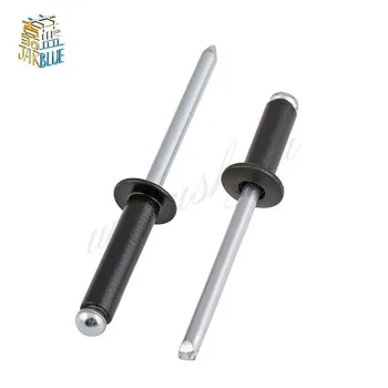 

100PCS M2.4*6/8/10 2.4mm black Aluminium Blind Round Head Rivets Nail Decoration Pop Rivets