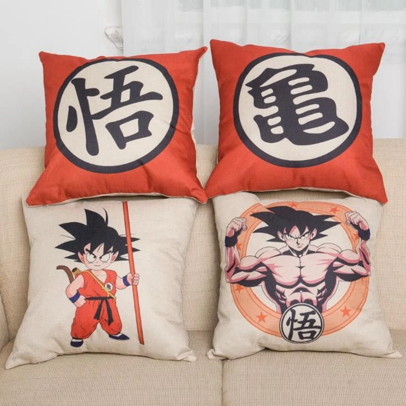 2 개/대 애니메이션 스타일 wukong 베개 커버 뜨거운 부드러운 사각형 베개 홈 룸 호텔 유형 의자 장식 던져 베개 커버