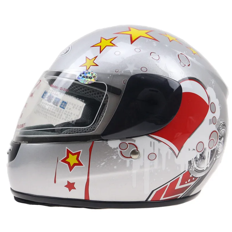 GSB детский мотоциклетный шлем ABS shell детский шлем Размер для головы 48-54 см - Цвет: 6