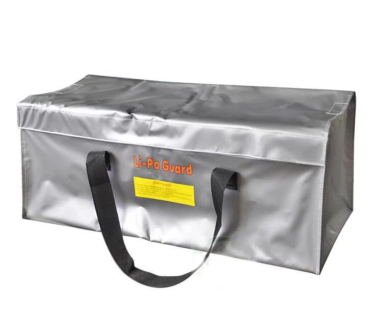 RLECS 2pcs RC Lipo Safe Bag Fireproof Guard Silver Lithium