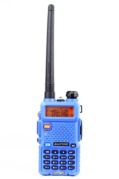 2 шт. Baofeng uv 5r CB радио 3800 мАч VOX 10 км VHF рация двухстороннее радио коммуникатор для Baofeng ham raido uv5r рация - Цвет: 2pcs blue 1800mah