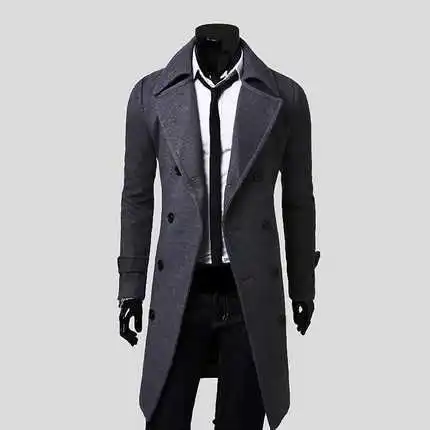 Hombres Chaqueta de Invierno Peacoat homme manteau Moda de Alta ... Hombres Chaqueta de Invierno Peacoat homme manteau Moda de Alta ...