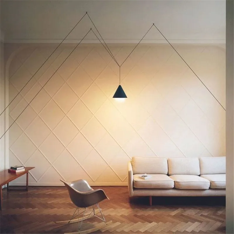  Nordic DIY Design Hanging Lamp Long Line Pendant Lights Wires Adjsutable Lustres Home Decor Hanglam - 33040194069
