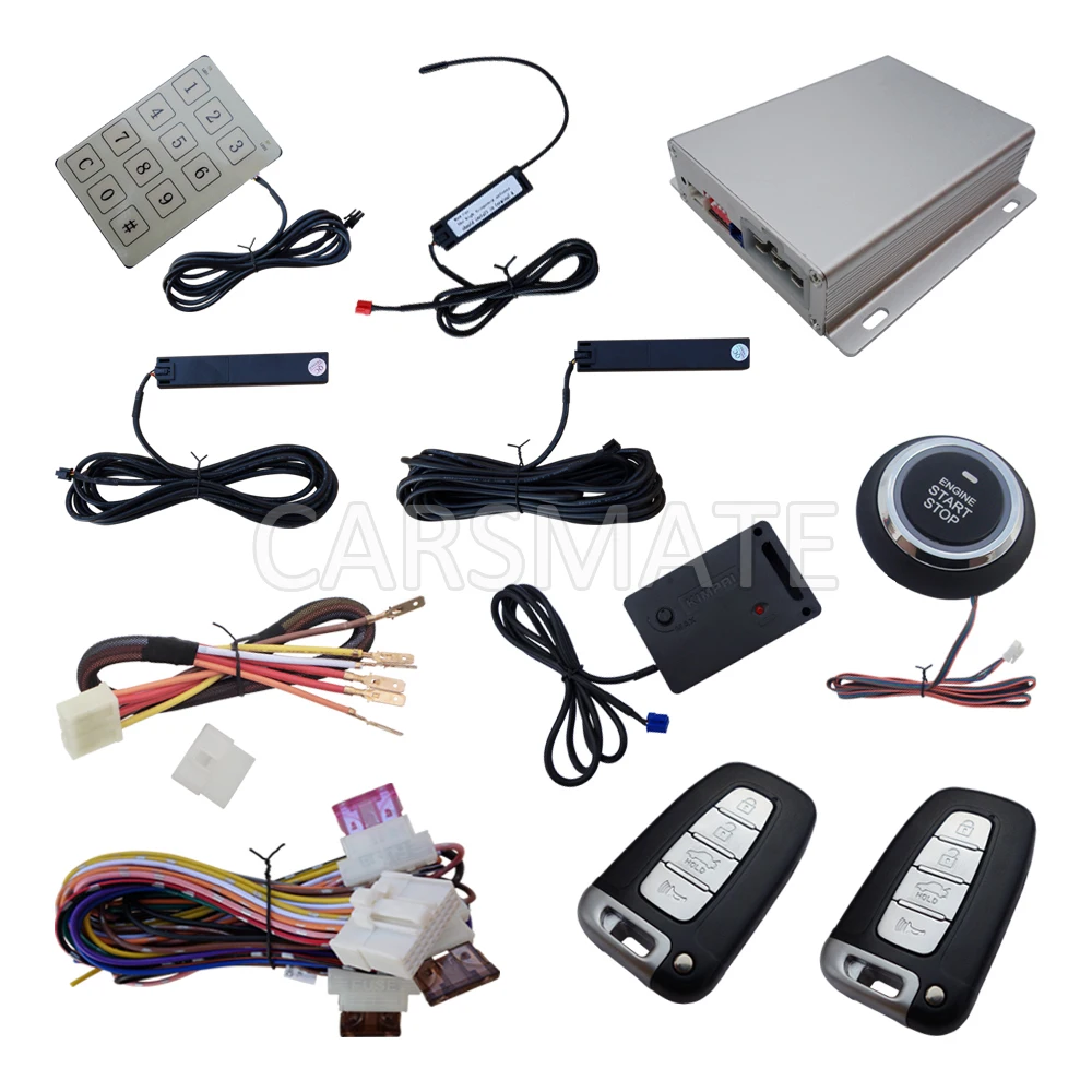 

2015 New High Quality PKE Car Passive Keyless Entry System, PKE Car Alarm System With Vibration Warning, Auto Arm & Disarm