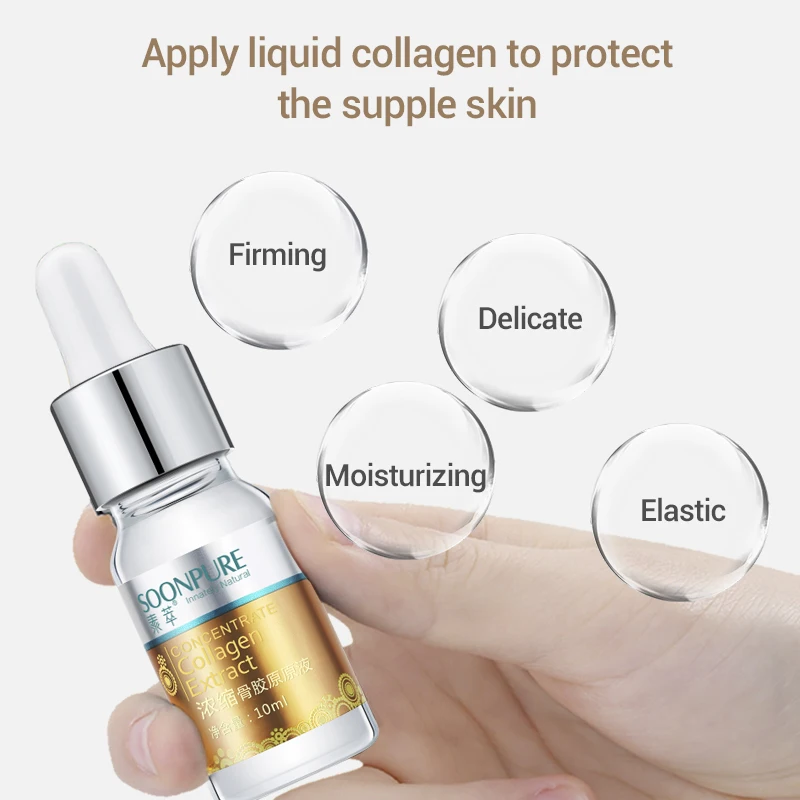 SOONPURE сыворотка для лица уход за лицом концентрированный раствор из оссеин(UC II)|stock