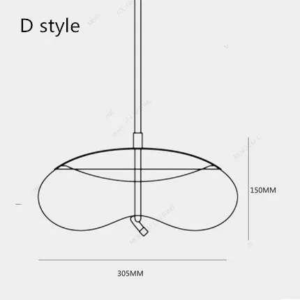 Скандинавское стекло подвесной светильник современный подвесной светильник Гостиная Столовая люминария деко крепежные лампы освещения - Цвет корпуса: D style