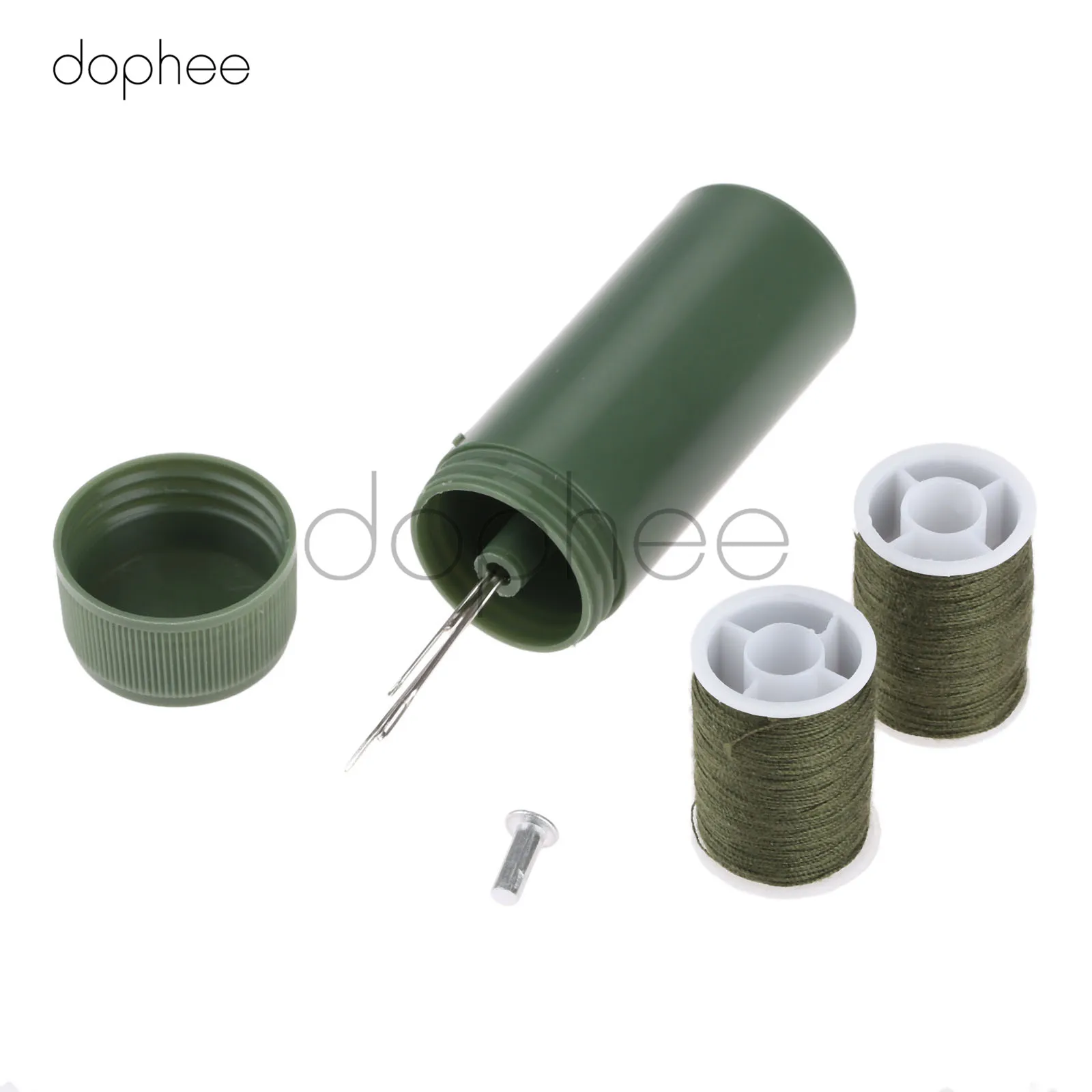Dophee 8 шт./компл. серо зеленая швейная мини трубка Ручное шитье приспособление иглы