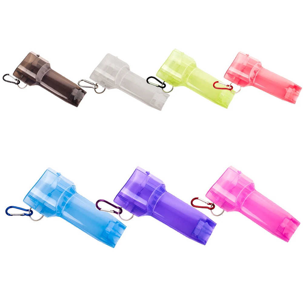 Batarangs dart box rubber batarangs bags transparent portable box dart one piece lockbutton
