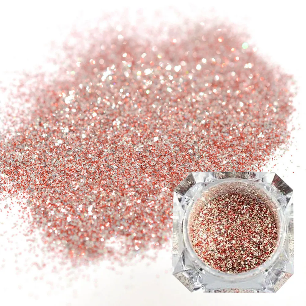 BORN PRETTY 1 коробка блеск для ногтей порошок Блестящие Блестки блеск Платина акриловая Пыль порошок маникюр Дизайн ногтей украшения инструменты