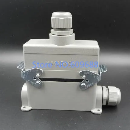 

Aviation plug,Heavy Duty connector,Socket Plug Rectangle HDC-HE-024-4 24pins 16A Surface Mounting