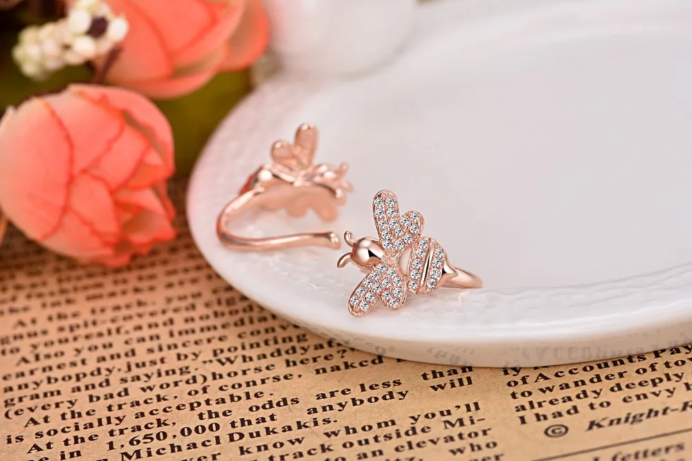 Мода букле Doreille серьга «пчела» Bijoux Циркон пчелы клип серьги для женщин ювелирные украшения, серьги Brincos девушка oorbel ZK40