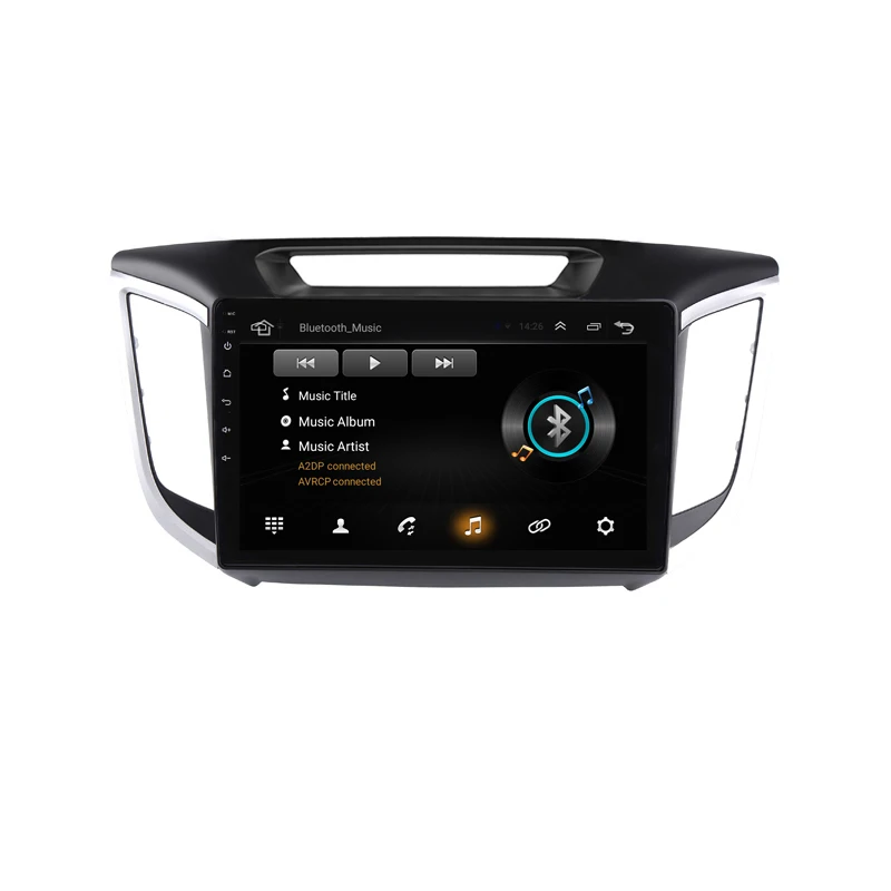 Best 10" 2.5D IPS Android 8.1 Car DVD Multimedia Player GPS for Hyundai creta ix25 2014 2015 2016 2017 audio radio stereo navigation 4