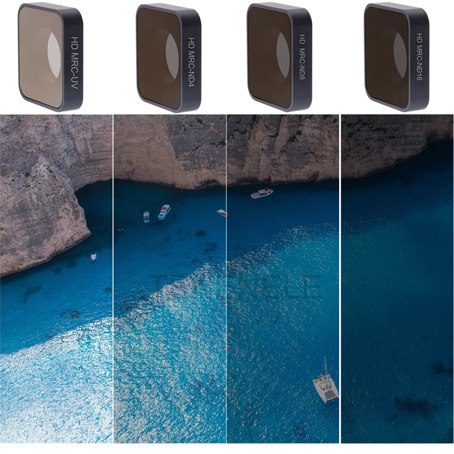 Фильтр для экшн камеры TENENELE GoPro Hero 5 6 ND 4 8 16 поляризационные УФ спортивные