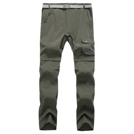 LoClimb женские съемные анти-УФ походные брюки женские летние водонепроницаемые уличные спортивные брюки треккинговые Короткие Брюки с карманами, AW089 - Цвет: army green