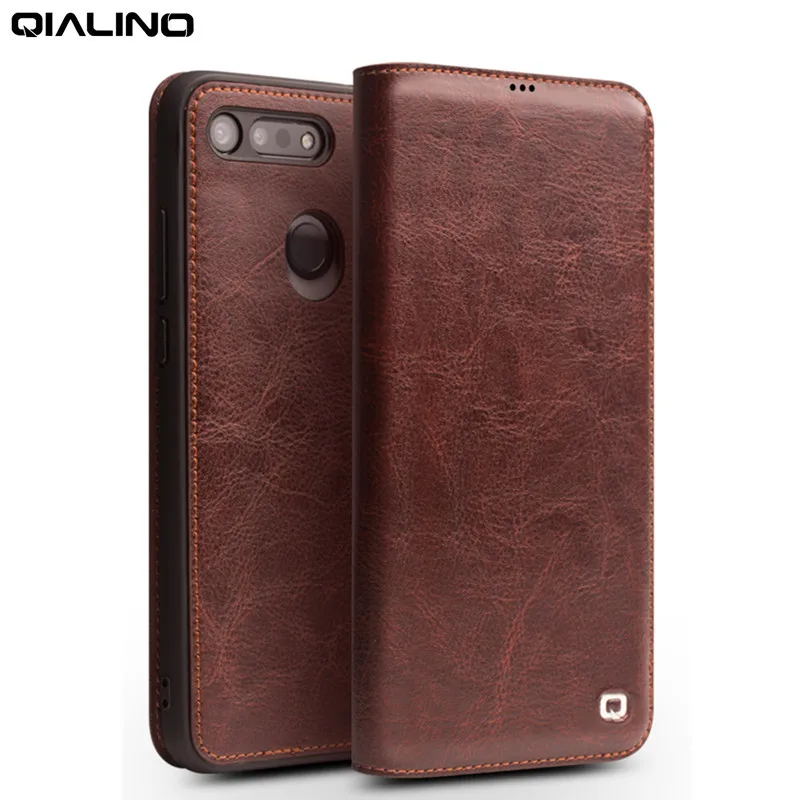 

For Huawei Honor View 20 View20 Case Ultra Thin Handmade Genuine Leather Case For Huawei Honor V20 PCT-L29 Phone Cover 6.4 inch