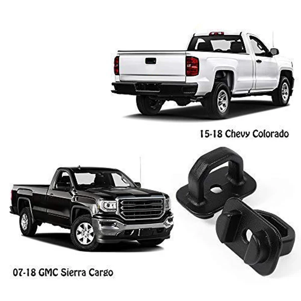 For Chevy Anchor Truck Bed 4Pcs Set Tie Downs Anchor Fits 07-18 G m c Sierra Cargo, 15-18 Chevy Colorado And G m c Canyon Model