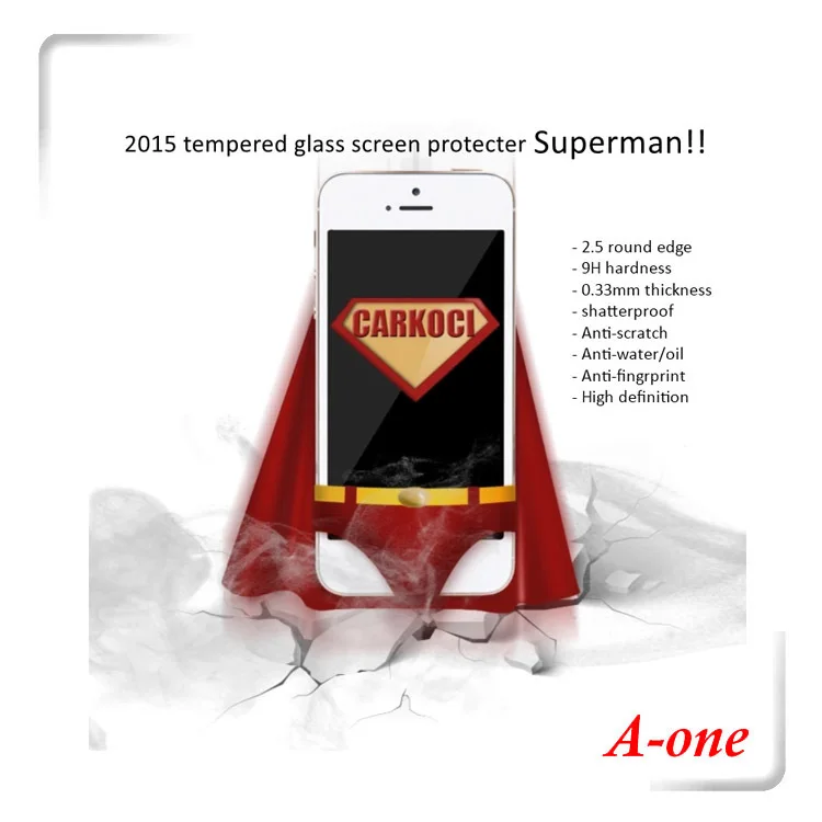 High Quality Ultra Thin 0.33mm Cheap Tempered Screen Protector For iPhone5 5s | Мобильные телефоны и аксессуары