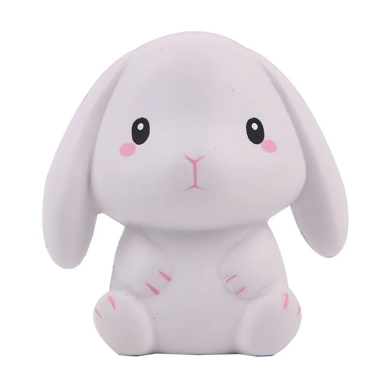 1PCS Милые игрушки пушистые мягкие сжимаемые игрушки милый кролик медленно поднимающийся для выдавливания крема ароматизированные игрушки для снятия стресса - Цвет: 1PCS