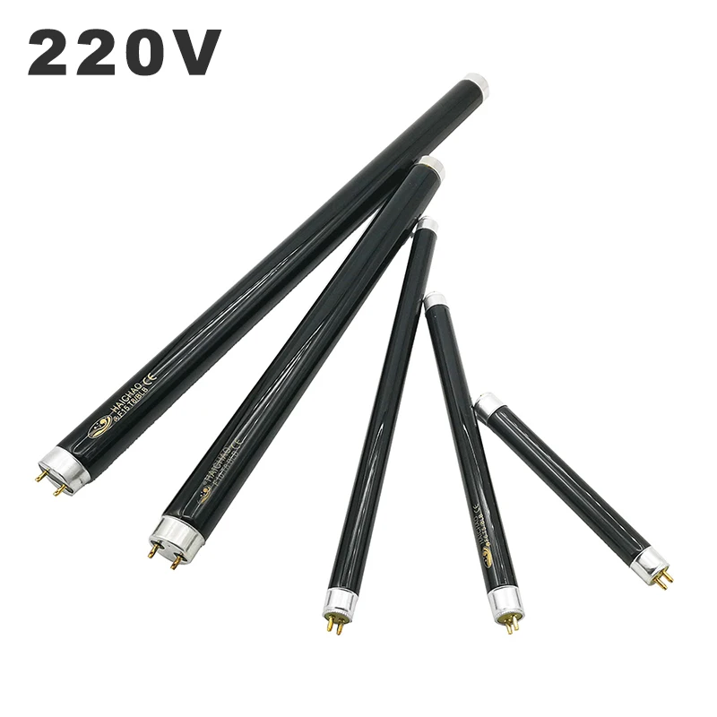 

4w 6w 8w T5 BLB Black Light bulb 10w 15w T8 Ultraviolet Lamp UVA Detection Money Detect Verify Tube Purple UV GEL Curing Light