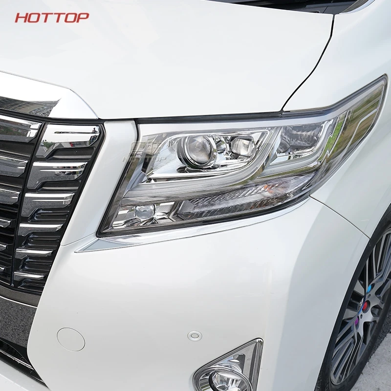 Планки фар для Toyota Alphard Vellfire ABS хром стайлинга автомобилей