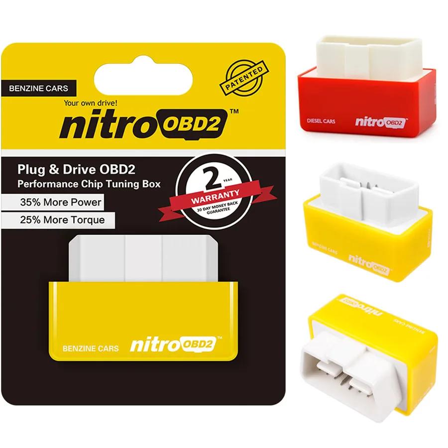 Чип тюнинг Nitro OBD2 штепсельная вилка и привод чип реабилитация ecu увеличение