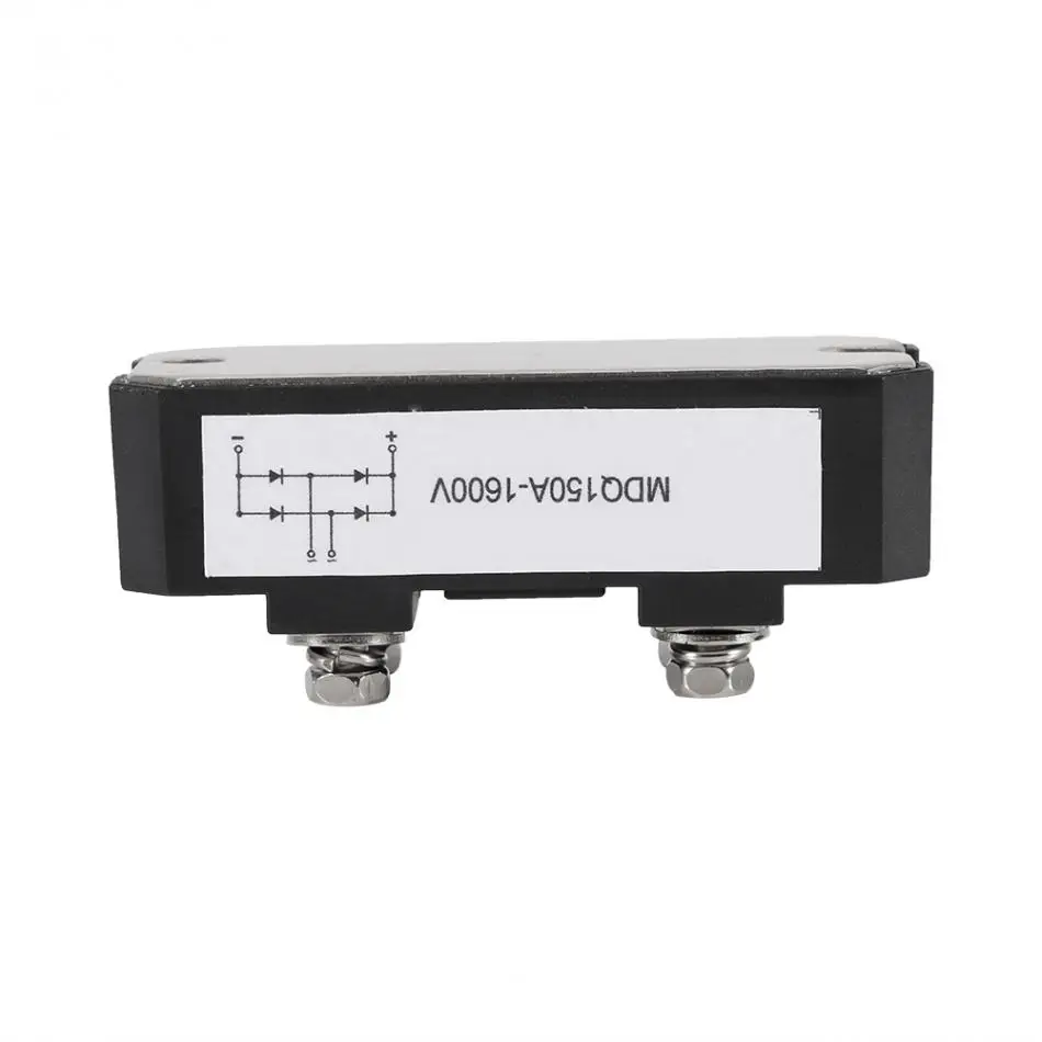 1pc Bridge Rectifier Black Single-Phase Diode Bridge Rectifier 150A Amp High Power 1600V Bridge Module 1pc Bridge Rectifier Black Single-Phase Diode Bridge Rectifier 150A Amp High Power 1600V Bridge Module