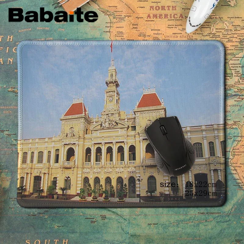 LockEdge 20x25cm Babaite vintage Cool City landmark building Anti-Slip прочные силиконовые компьютерные коврики LockEdge коврик для мыши Коврик для клавиатуры коврик для стола - Цвет: LockEdge 20x25cm