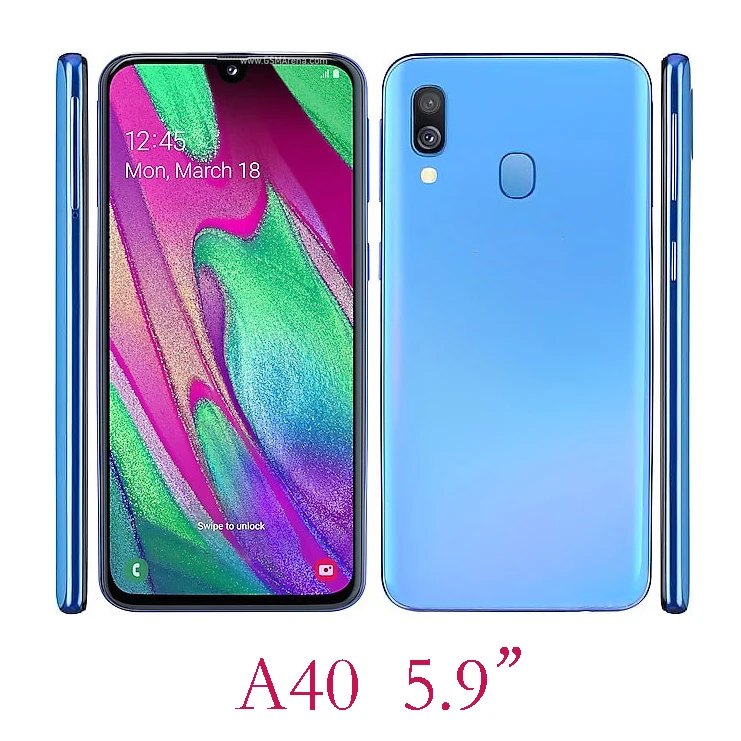 Задняя крышка для объектива камеры для samsung Galaxy A10 A20 A30 A40 A50 A60 a70 a80 A105 A205 A305 A405 A505 A6060 A705 A805 - Цвет: A40