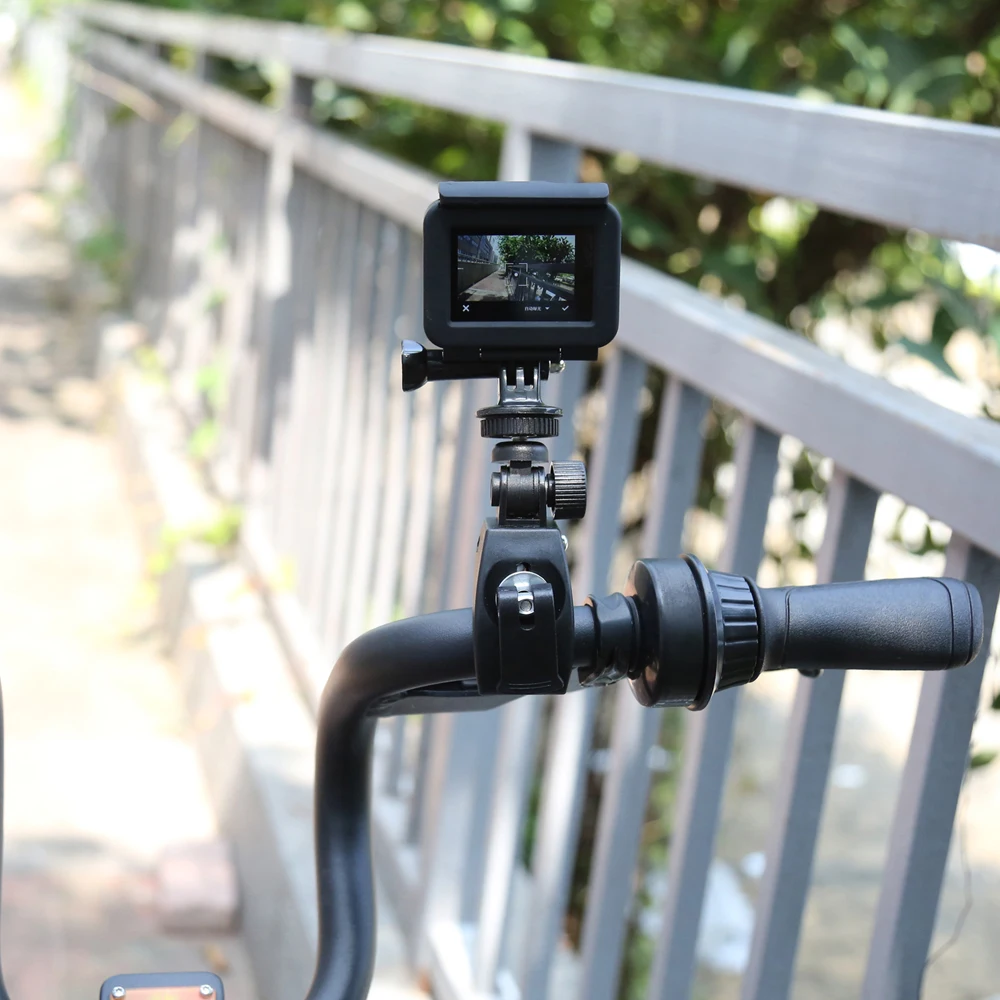 Крепление зажим для велосипеда GoPro Hero 9 8 7 5 Black Xiaomi Yi 4K Dji Osmo Sjcam Eken H9 Go Pro