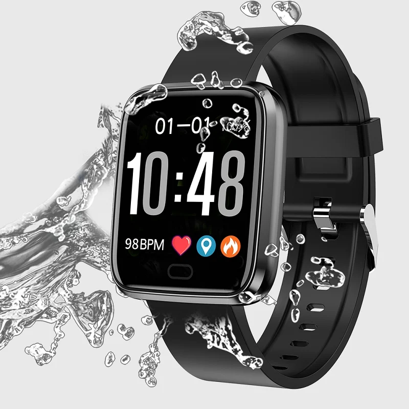 Focusmart 2019 New TD08 Smart Watch Multilingual Word Library Real-time Heart Rate Measurement Intelligent Reminder Smart Watch