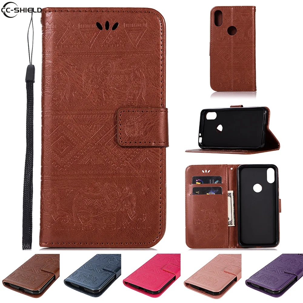 

Flip Coque for Motorola MOTO P30 Play XT1941-3 XT1941-5 P30Play Elephant Case Leather Cover for Motorola MOTO One XT1941-2 Case