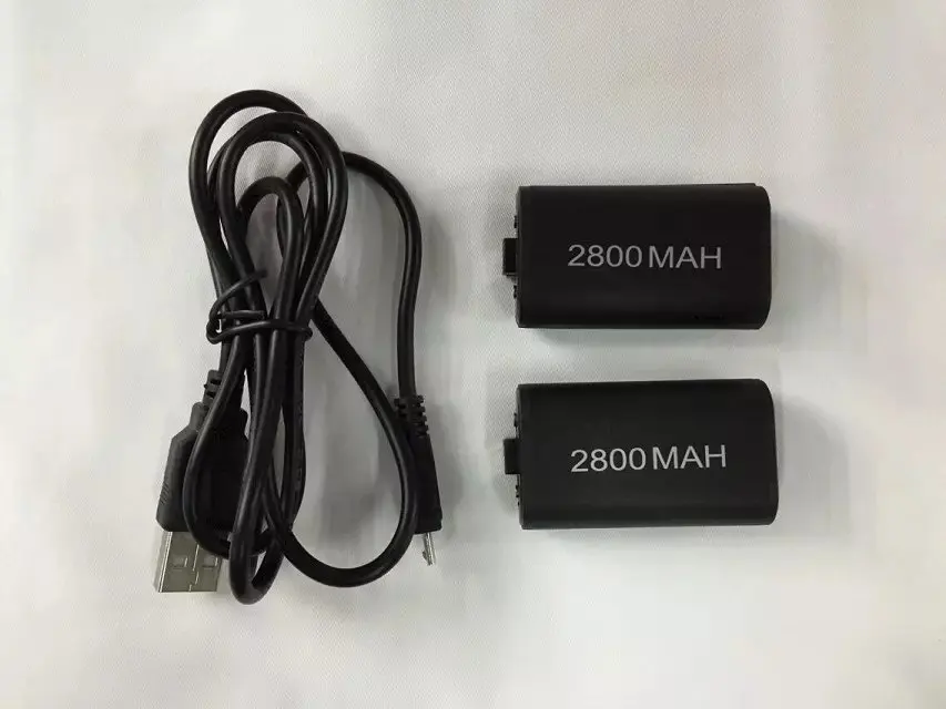 3 в 1 2X2800 мАч перезаряжаемый аккумулятор+ usb кабель для зарядки комплект для microsoft xbox One беспроводной игровой контроллер