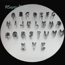 DIY для торта из нержавеющей стали плесень фруктовая резка 26 Английский алфавит бисквит форма еда сушильная сетка