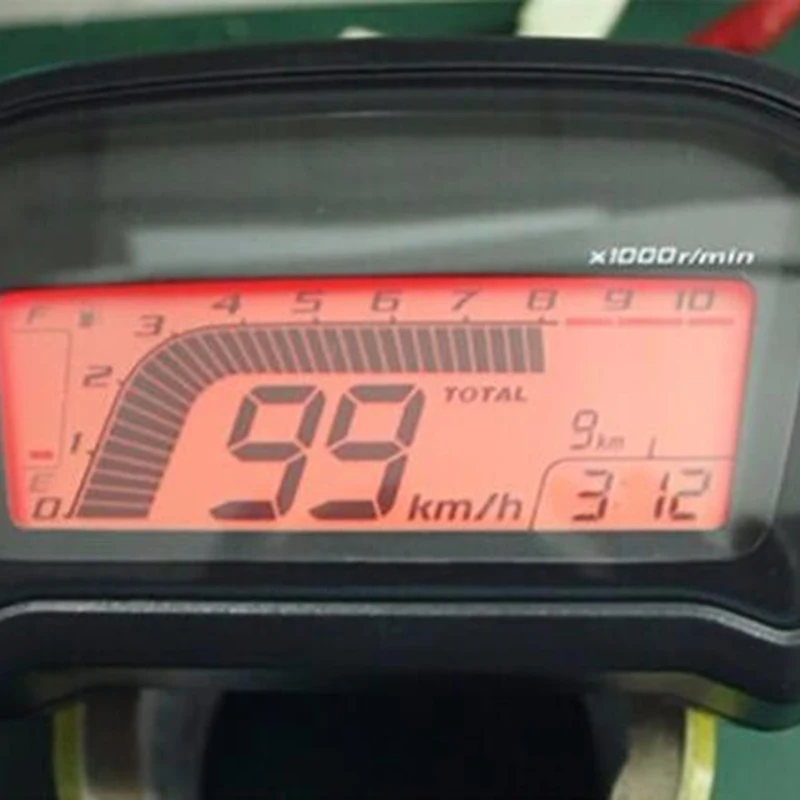 Универсальный мотоцикл Lcd цифровой 13000 об/мин Спидометр Одометр подсветка мотоцикла одометр для 2-4 цилиндров метр