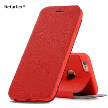 

Netarlier New Arrival Fashion Leather Case For iphone 6 6S Abrasive TPU Superfiber Leather and Cashmere Inner Lining in 4.7 inch