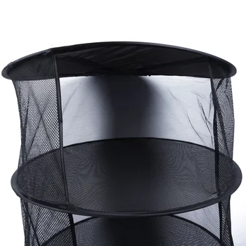 

24 8-Layer Drying Rack Herb Drying Net Herb Dryer Mesh Hanging Net Dryer Black