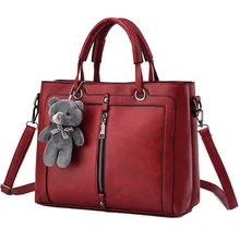 Bolsas Femininas Couro Pu Leather Handbags Designers Famous Brands Zipper Women Shoulder Bag Ladies Handbags Sac