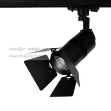 Светодиодное освещение focos de techo, 15 Вт, 20 штук белый черный Трековый светильник теплый белый 3000 K дневной белый 4000 K холодный белый 6000 K лампа светодиоидная на удочку