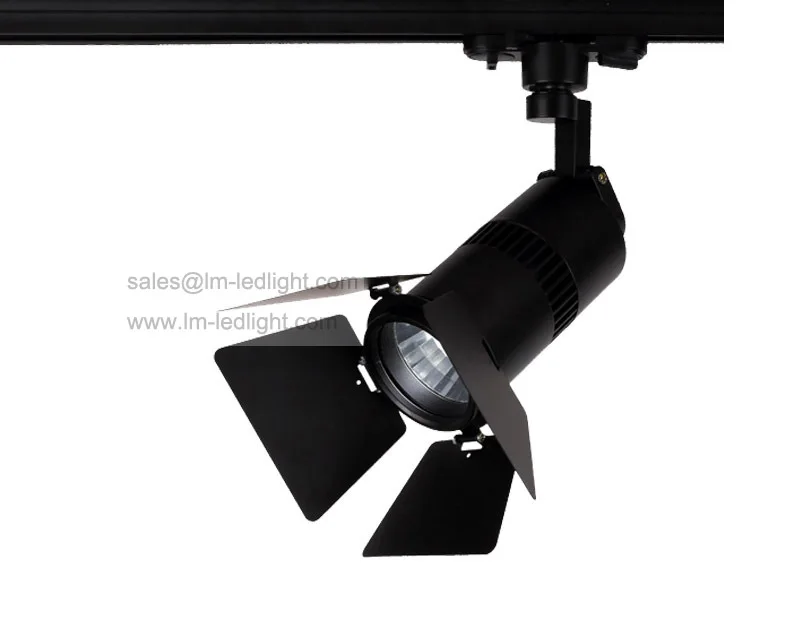 

iluminacion led focos de techo 15W 20pcs white black track light warm white 3000K day white 4000K cold white 6000K lamp led rod