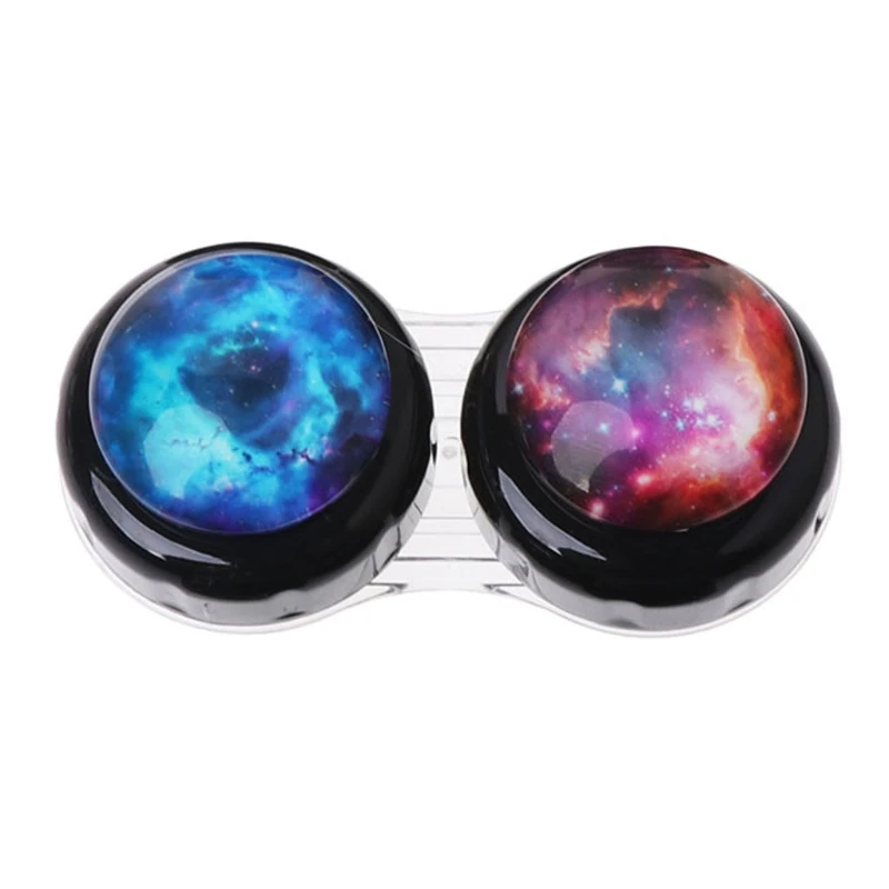 

Contact Lens Box Case Portable Travel Outer Space Plastic Eyes Nursing Container