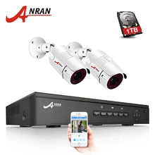 ANRAN P2P Plug and Play 1080P HD 4CH POE NVR 36 IR ночной Открытый водонепроницаемый FTP безопасности POE 2 ip-камеры CCTV системы 1 ТБ HDD