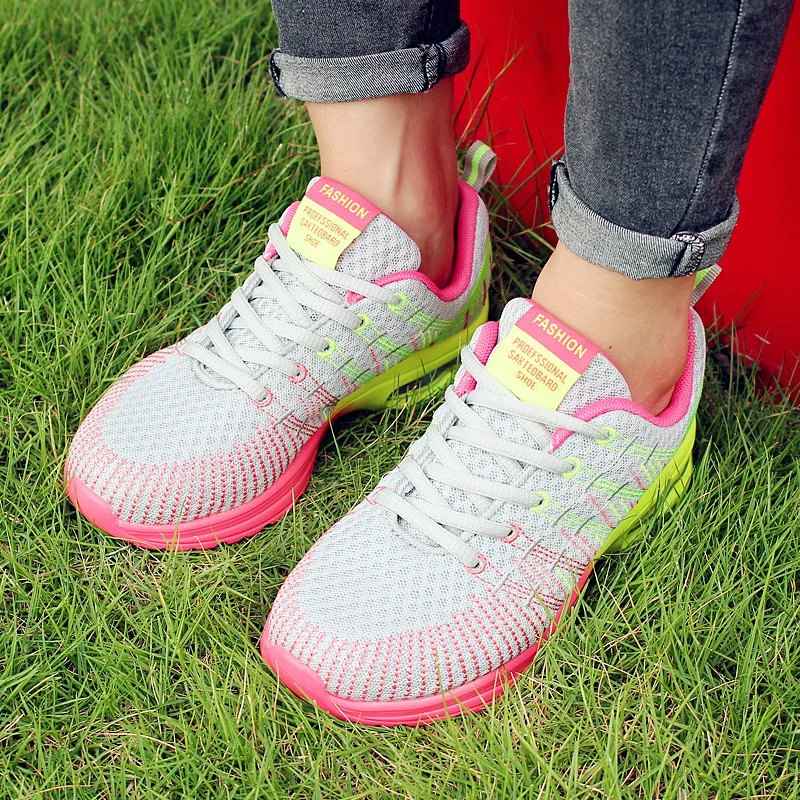 Спортивная обувь для бега; женская уличная дышащая удобная парная обувь; легкие спортивные кроссовки из сетчатого материала; женские кроссовки высокого качества
